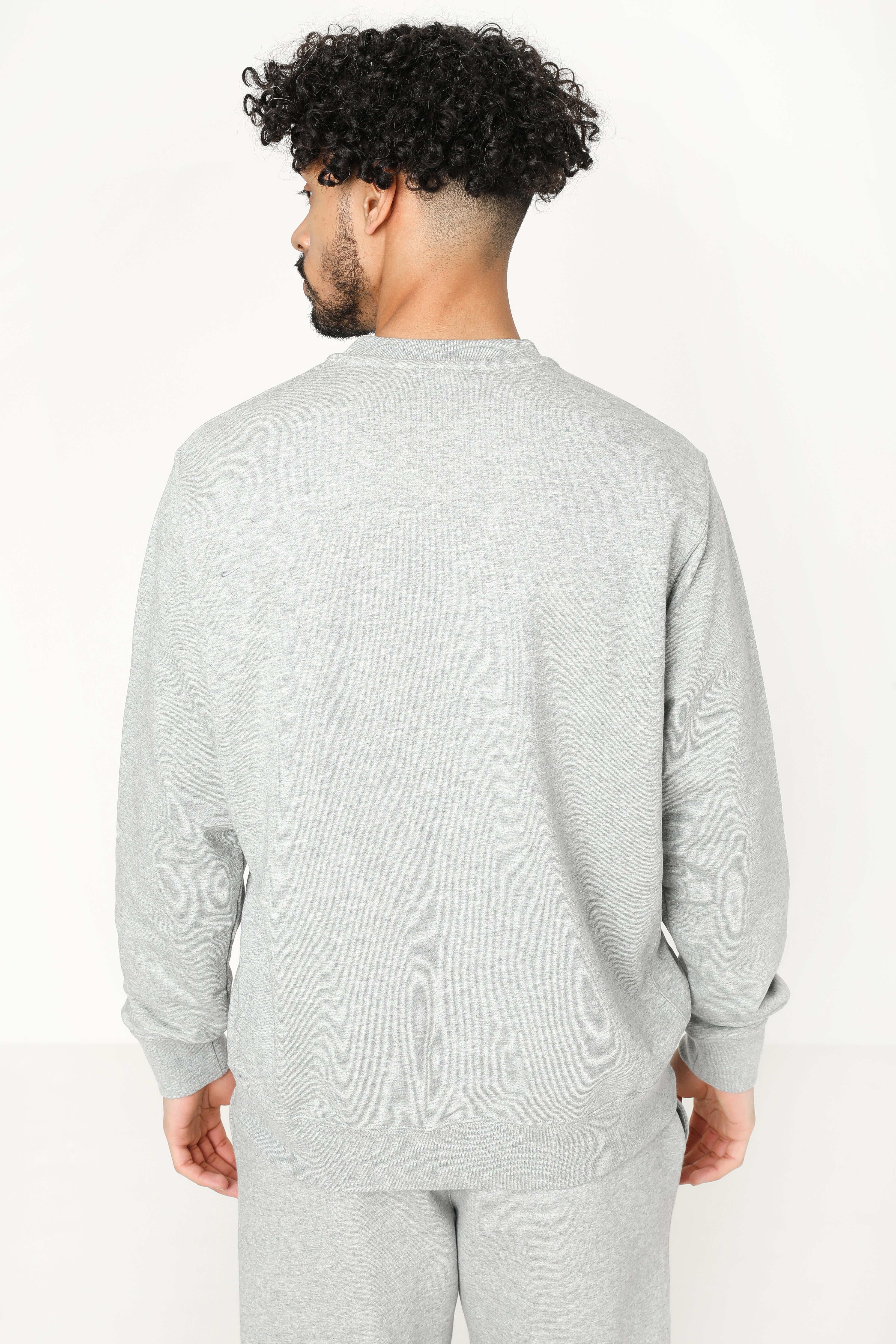 Sweat-shirt - gris chiné