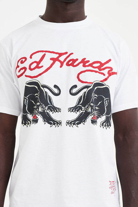 Double-Panther T-Shirt - White