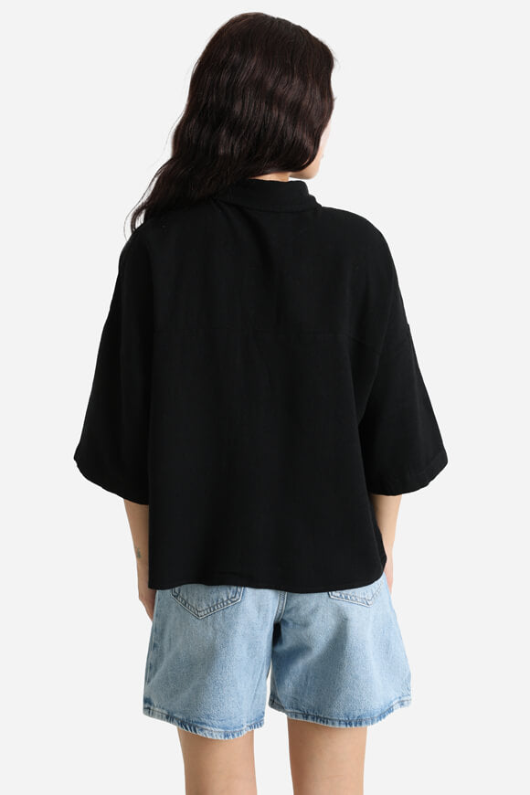 Camicia in lino - nero