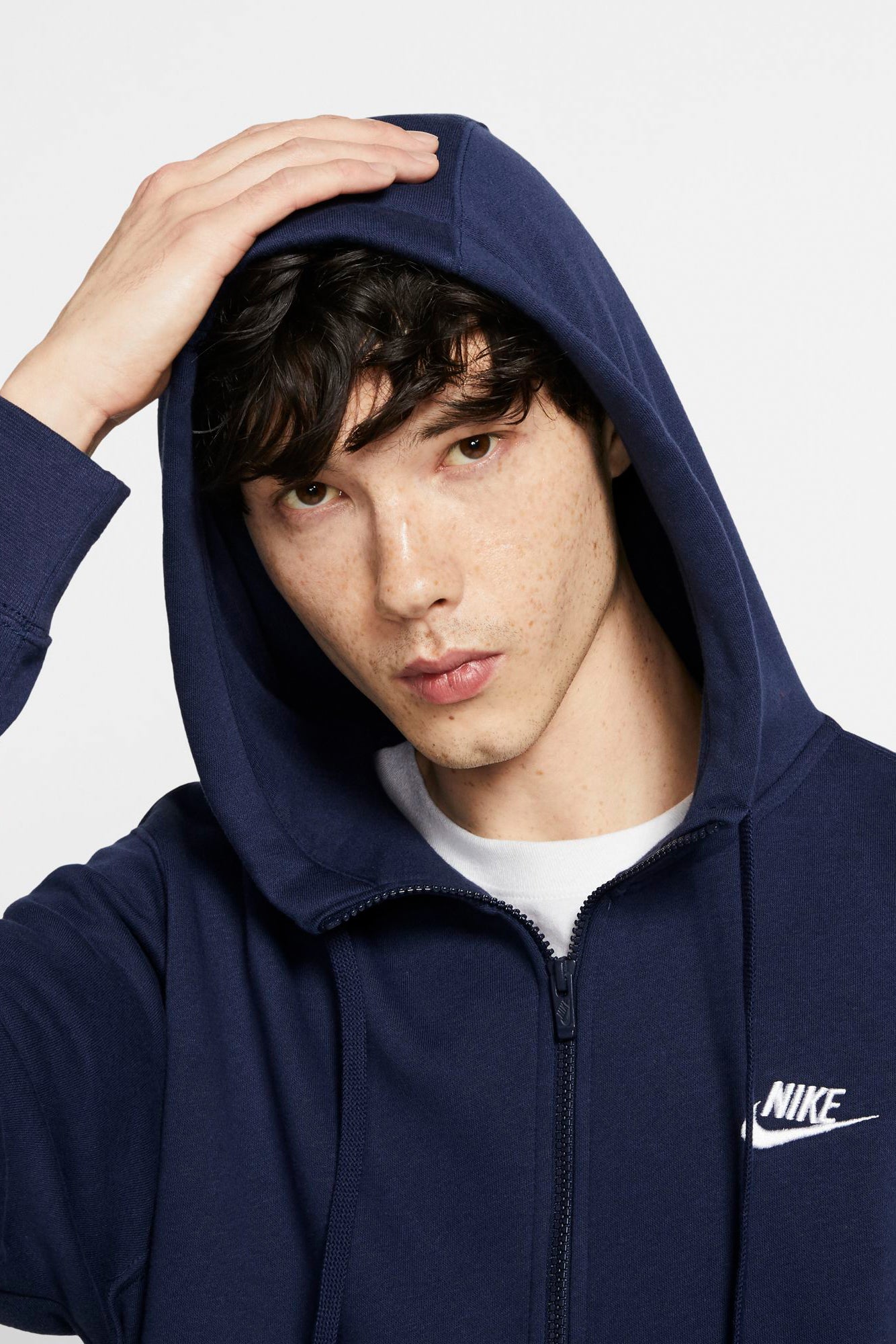 Sportswear Club Kapuzensweatjacke - Midnight Navy