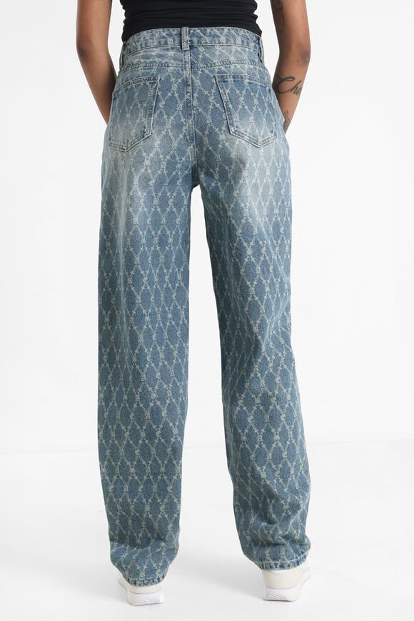 Straight Leg Jeans - Blau