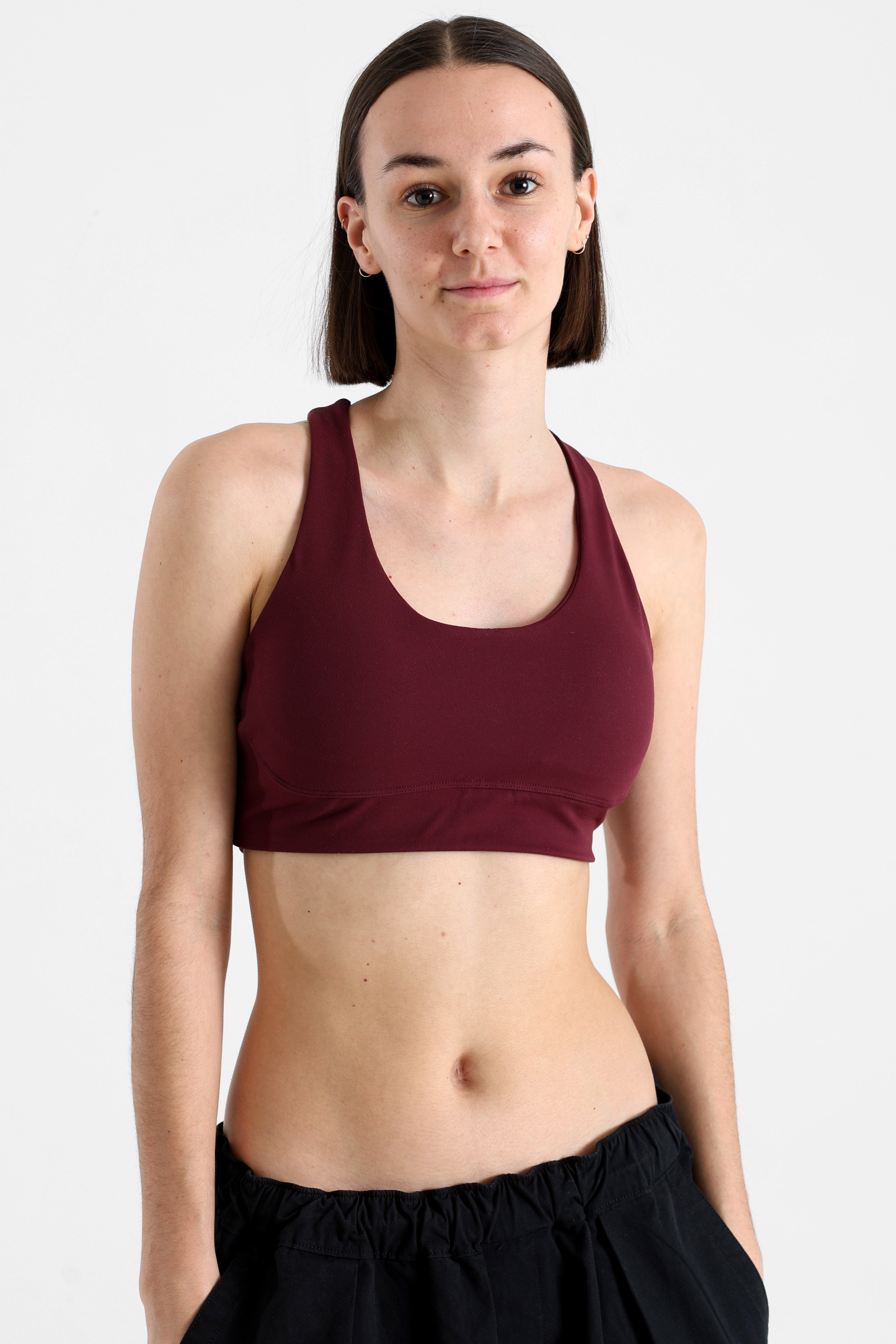 Bralette de sport - Bordeaux