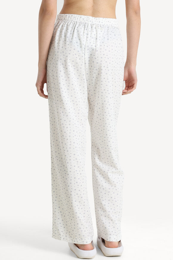 Pantaloni di stoffa - bianco + blu