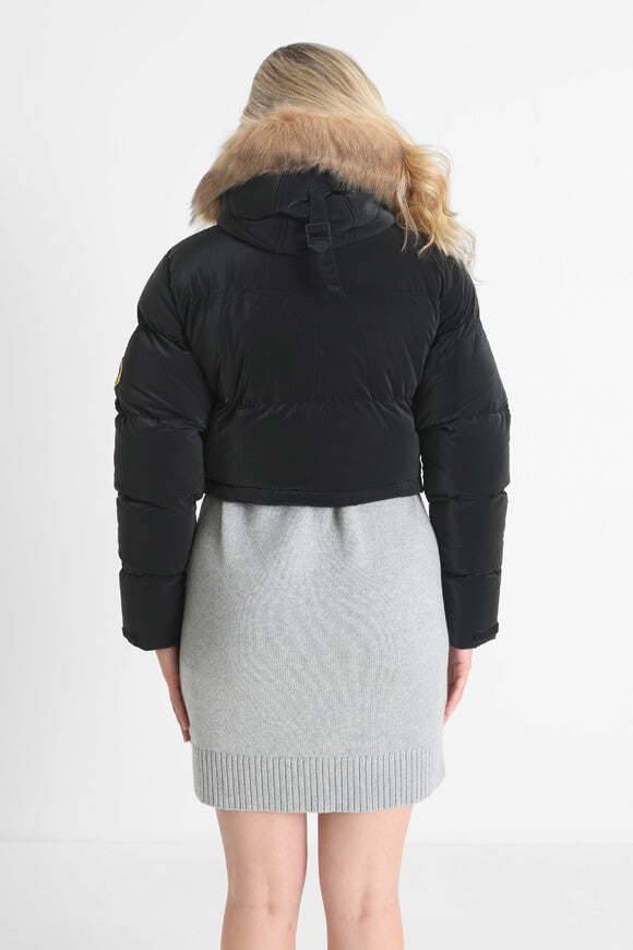 Belluci 2.0 Crop Pufferjacke - Jet Black