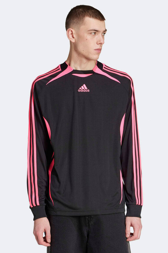 Teamgeist Adicolor Langarmshirt - Black + Lucid Pink