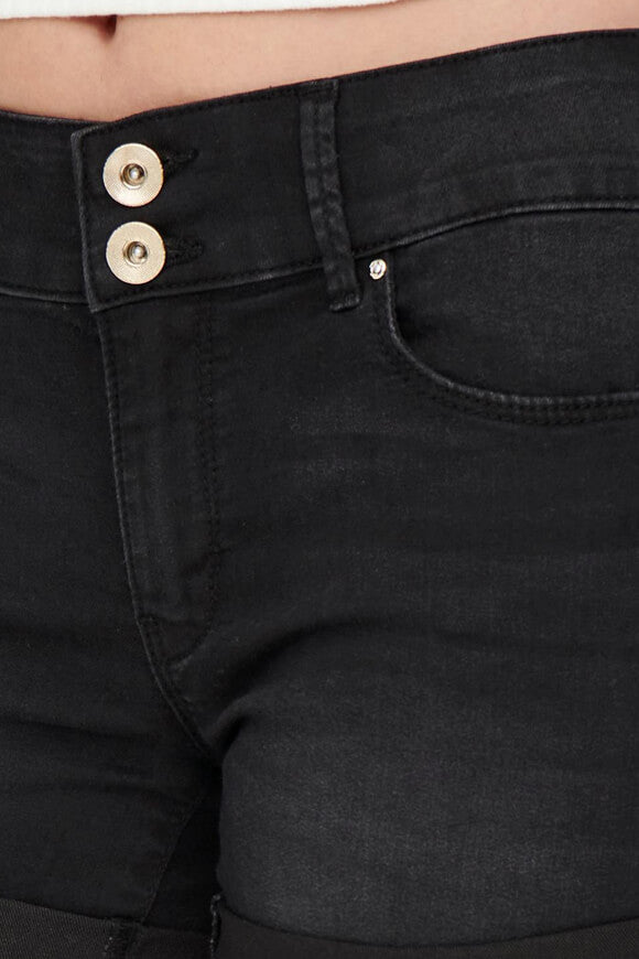 Short en jean - Noir