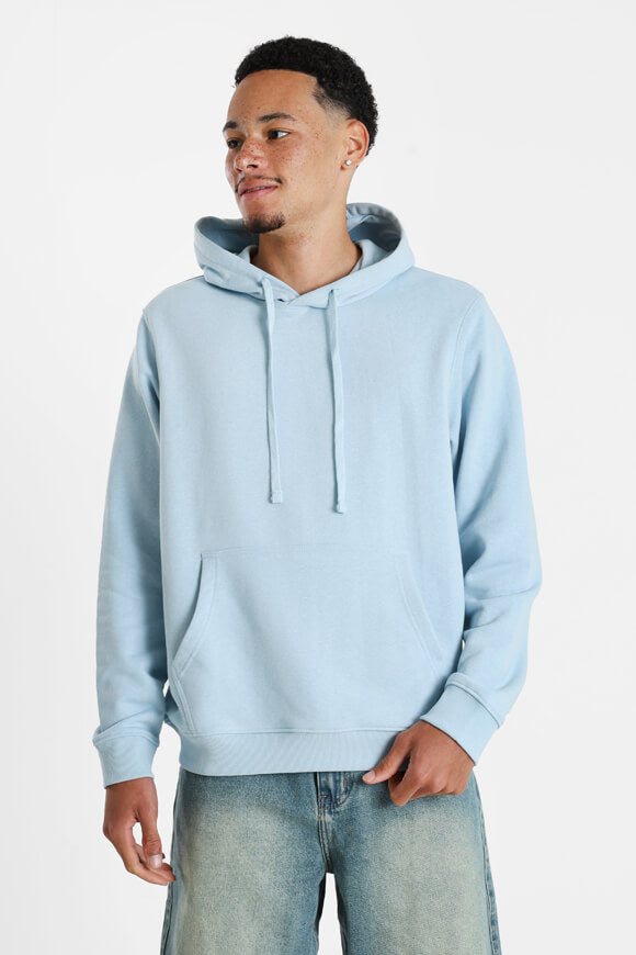 Felpa con cappuccio - Azzurro