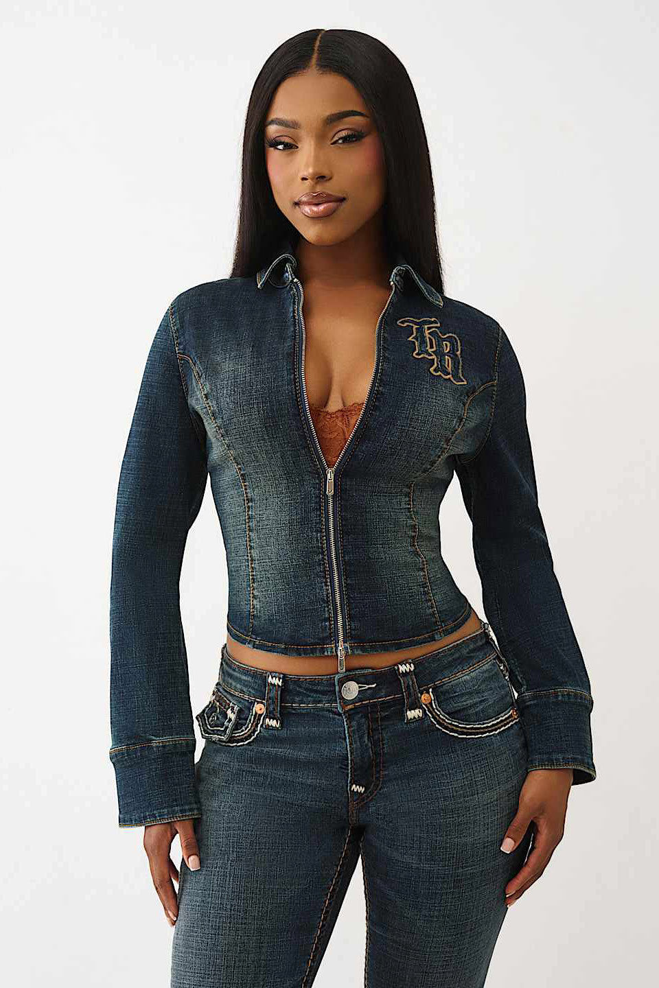 Veste en jean Crop - True Bond