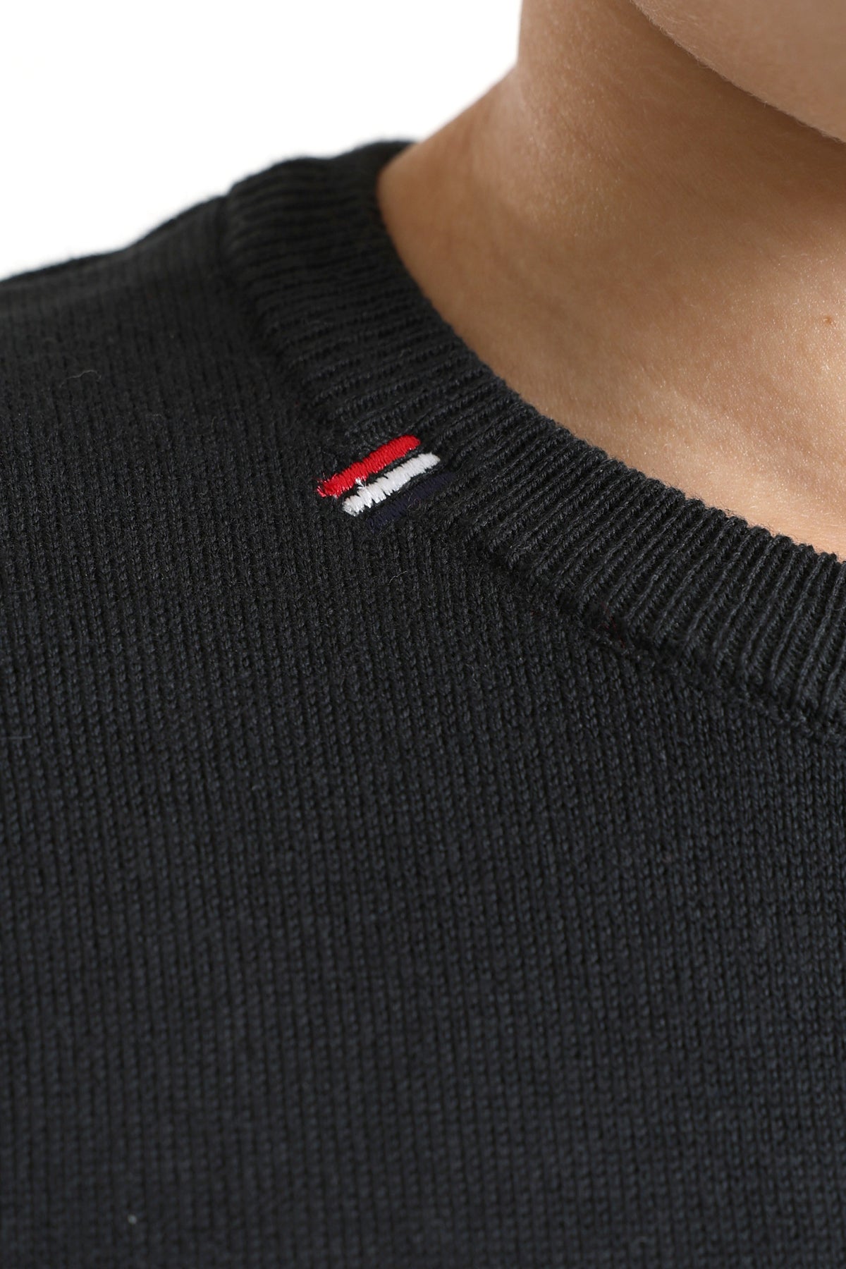 Jim fine knit jumper - Black
