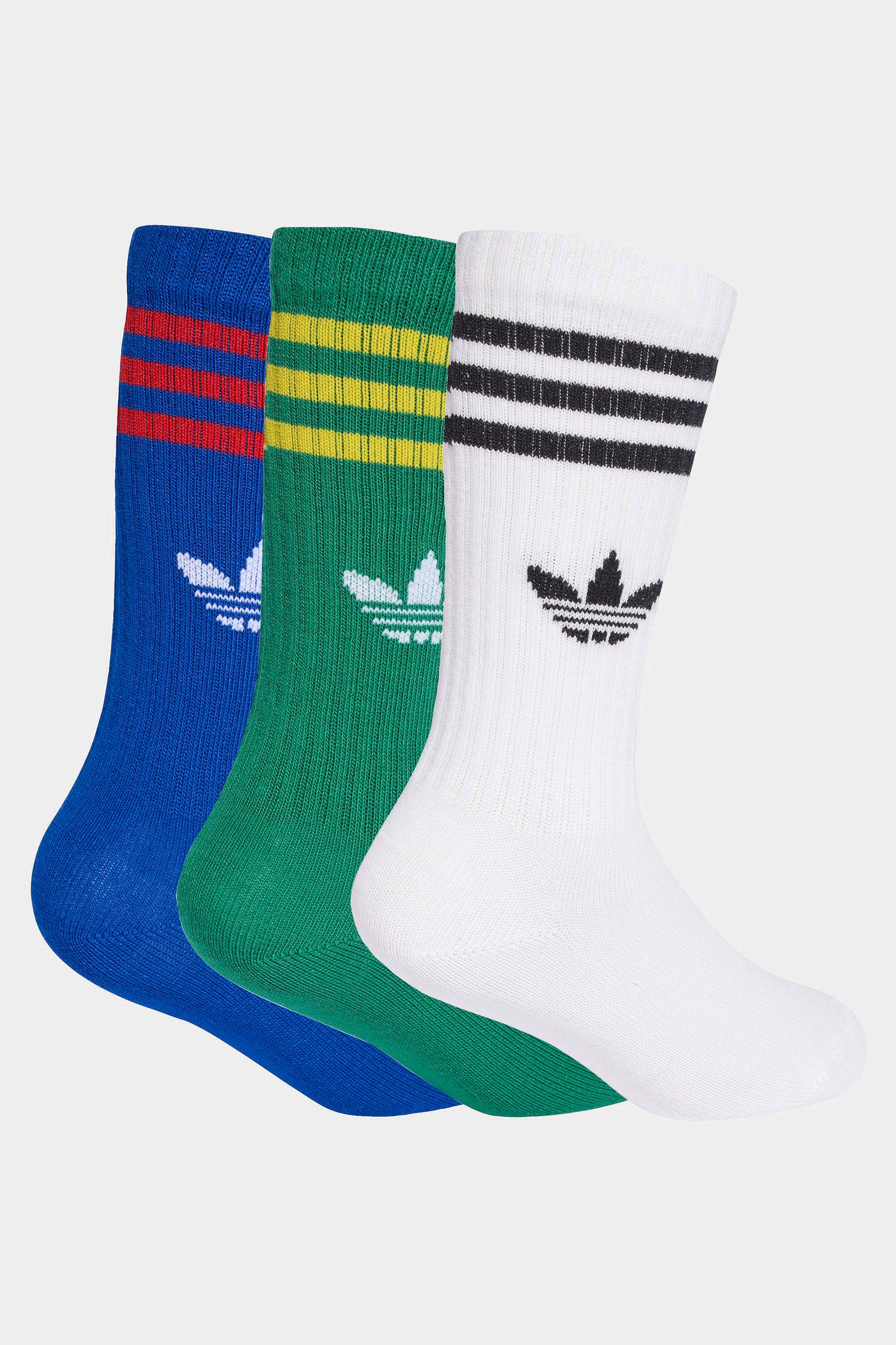 Dreierpack Socken - Collegiate Royal + Bold Green + White