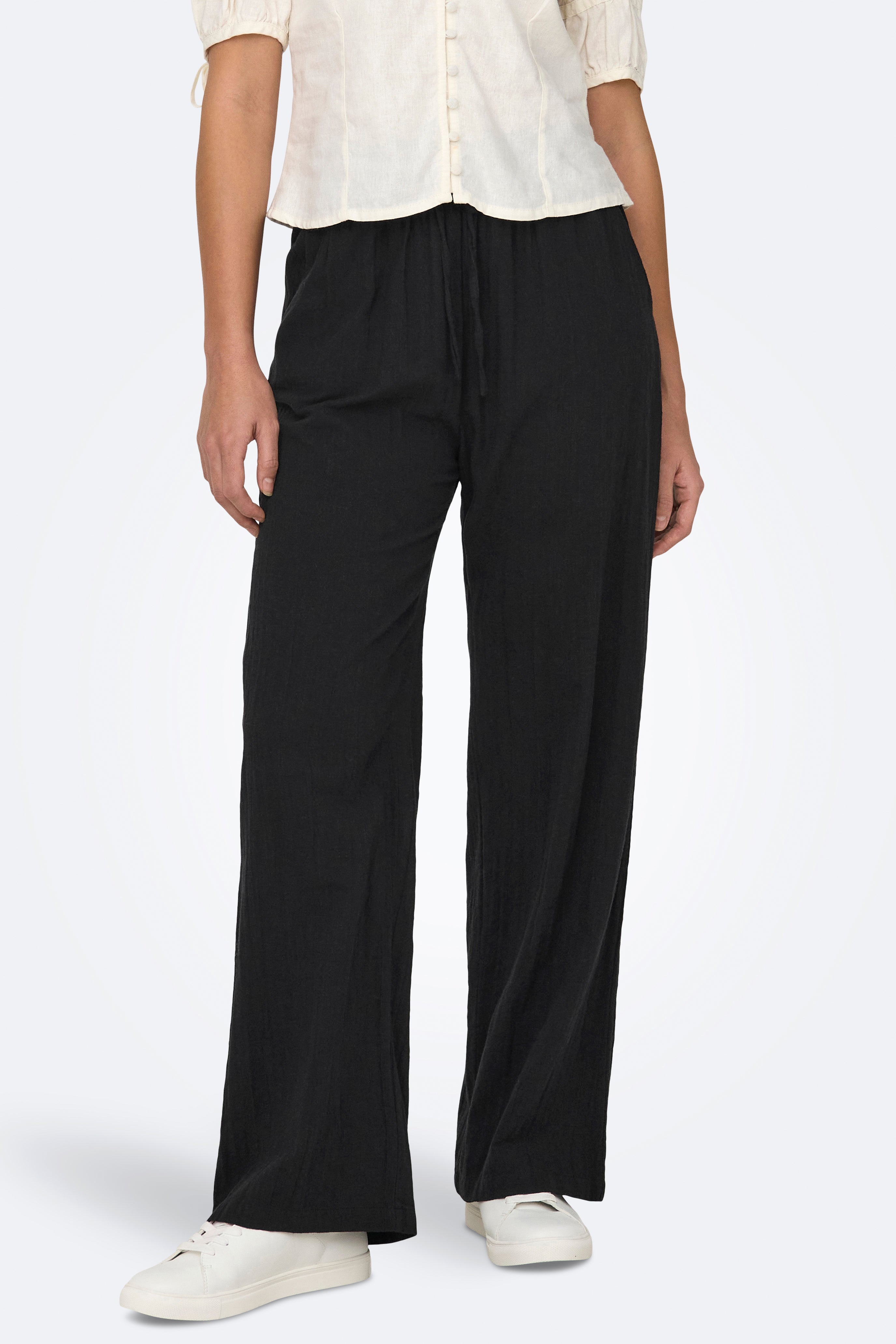 Tiziana Stoffhose - Black