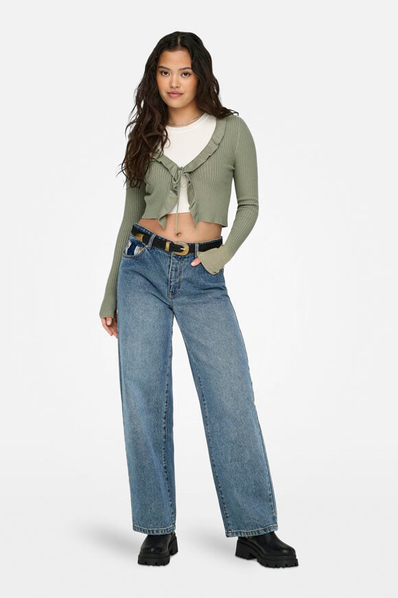 Mila Cardigan à côtes - Tea