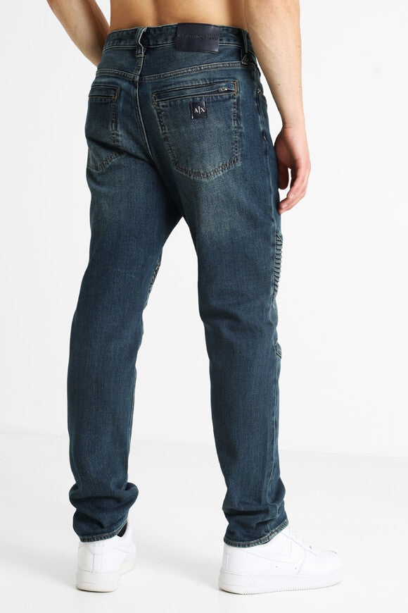 Jean biker skinny - Indigo Denim