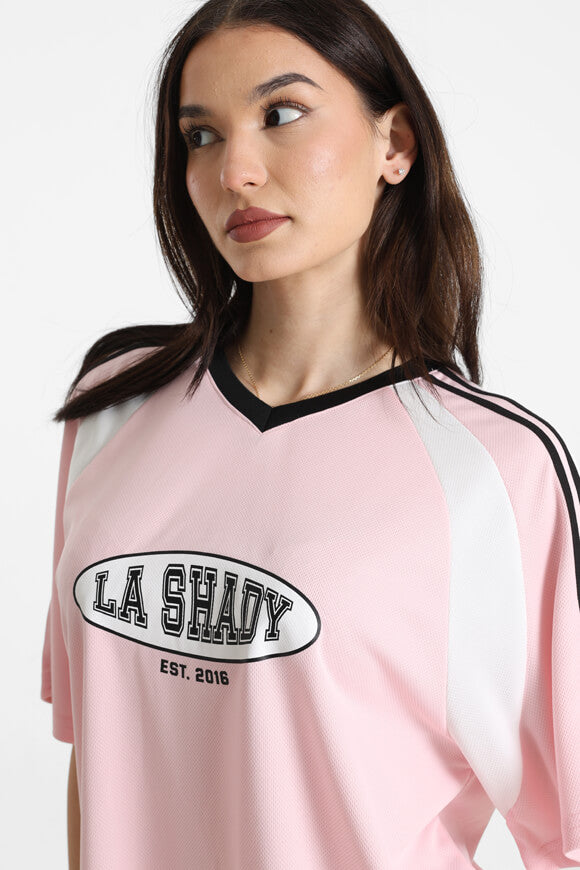 Mesh Oversize T-Shirt - Light Pink