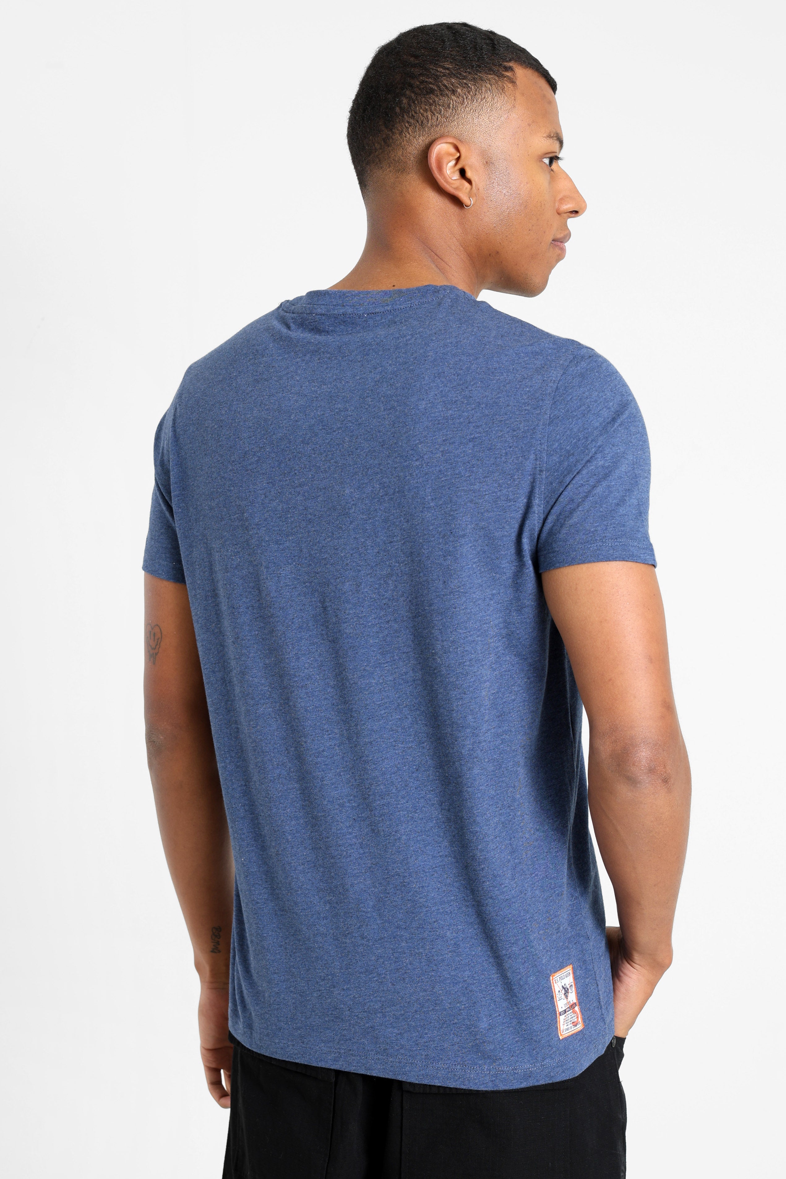Waves T-Shirt - Blue Heather