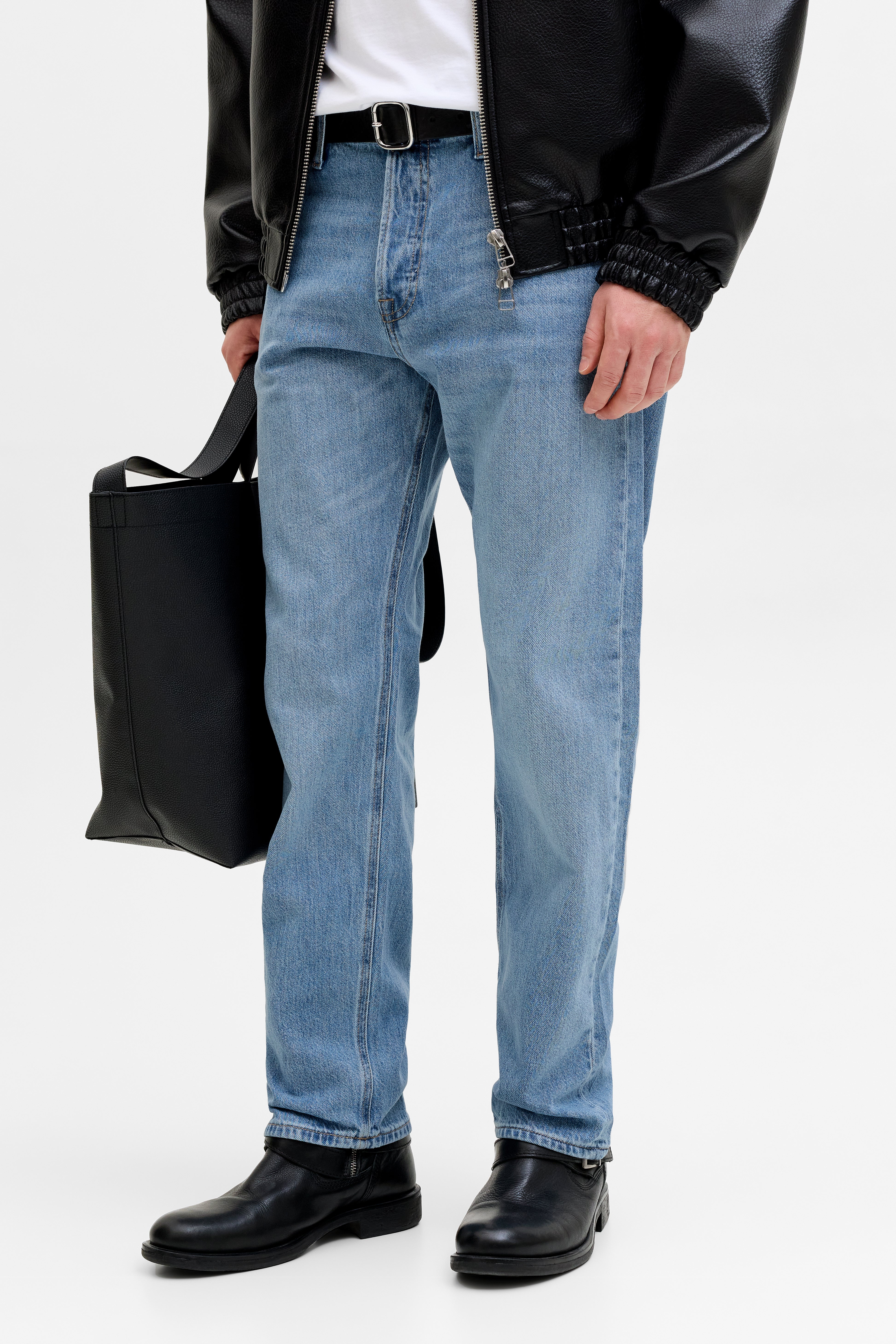 JJICHRIS JJORIGINAL Relaxed Fit Jeans L32 - Blue Denim