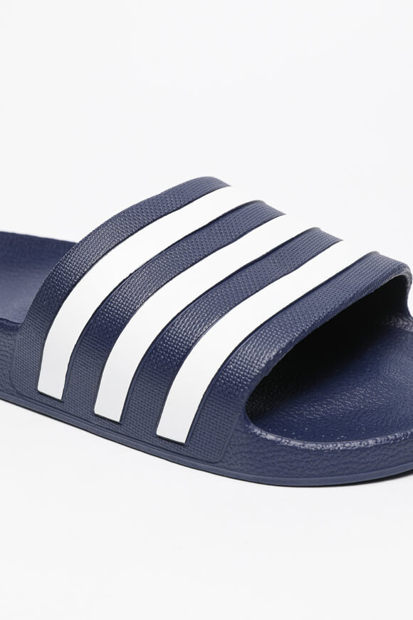 Adilette Aqua Pantoletten - Dunkelblau