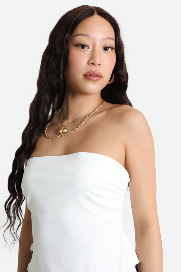 Bandeau Crop Top - Ecru