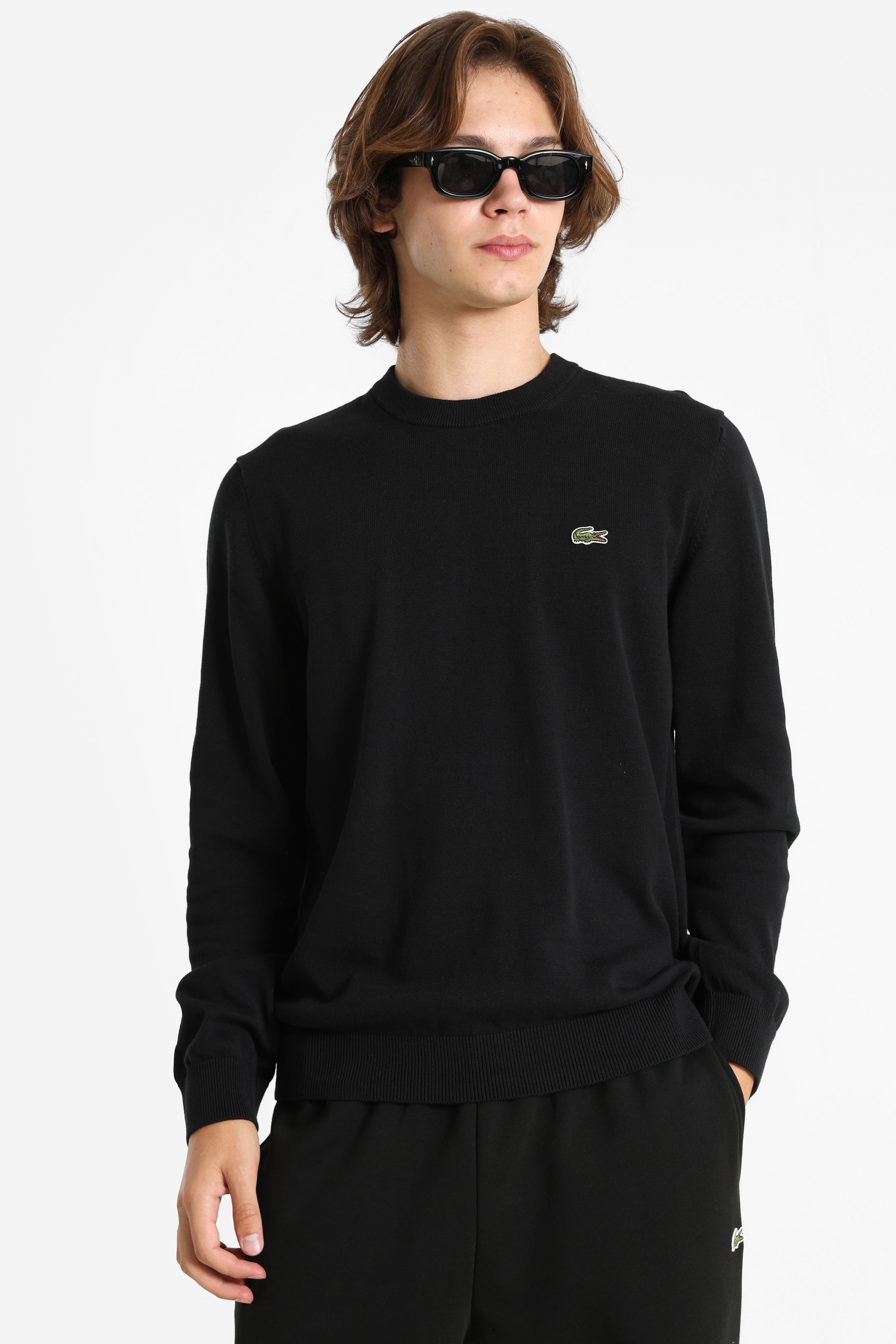 Maglione in maglia fine - Black