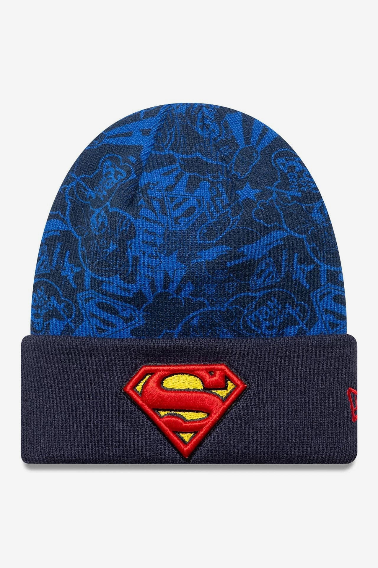 Beanie - Blue + Red + Yellow