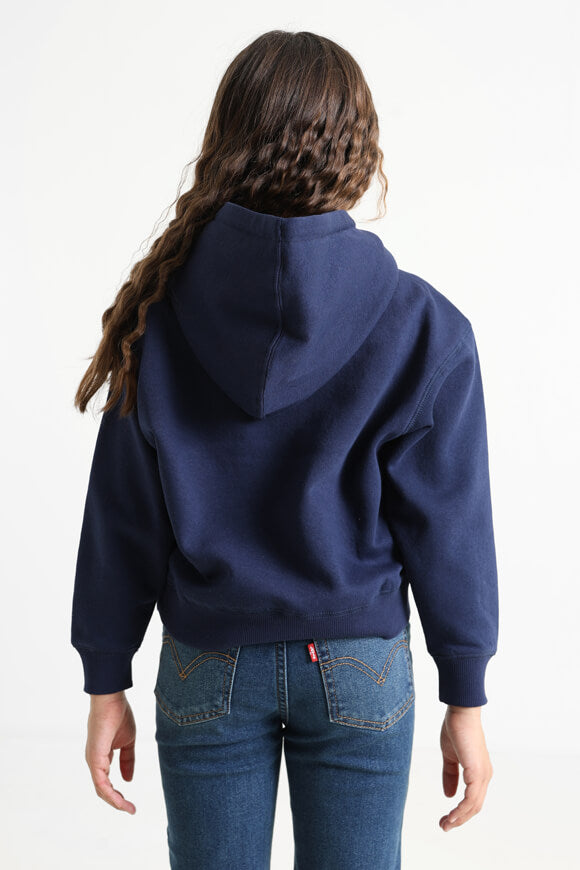 Oversize hooded sweatshirt - Navy blue