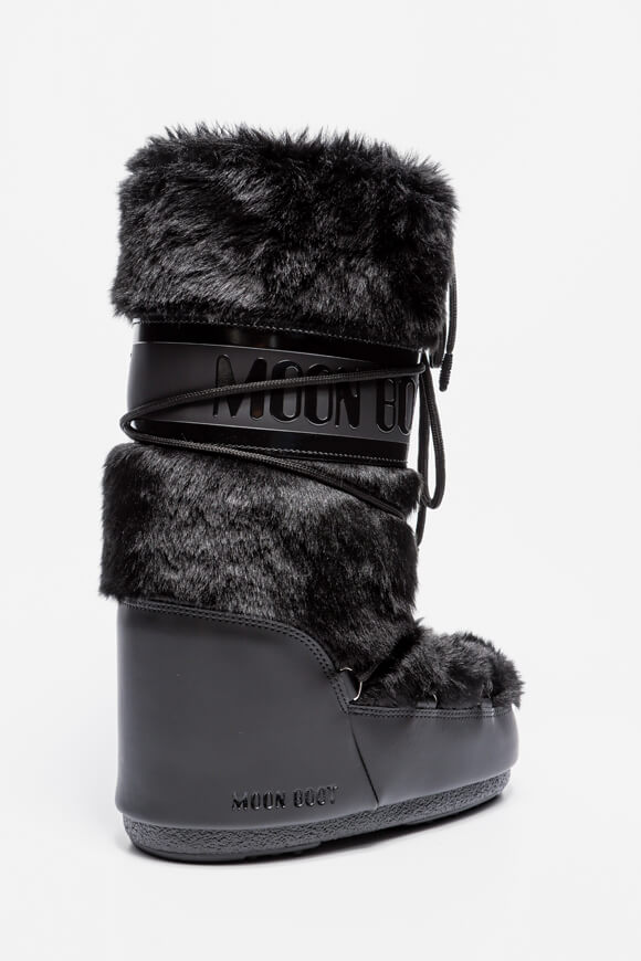 Icon faux fur snow boots - Black