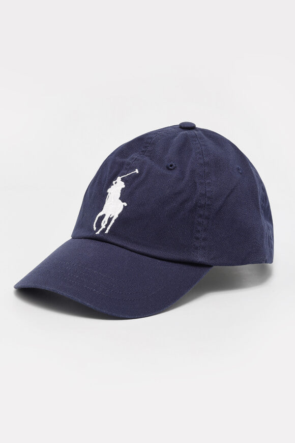 Strapback Cap - Navy + Weiss