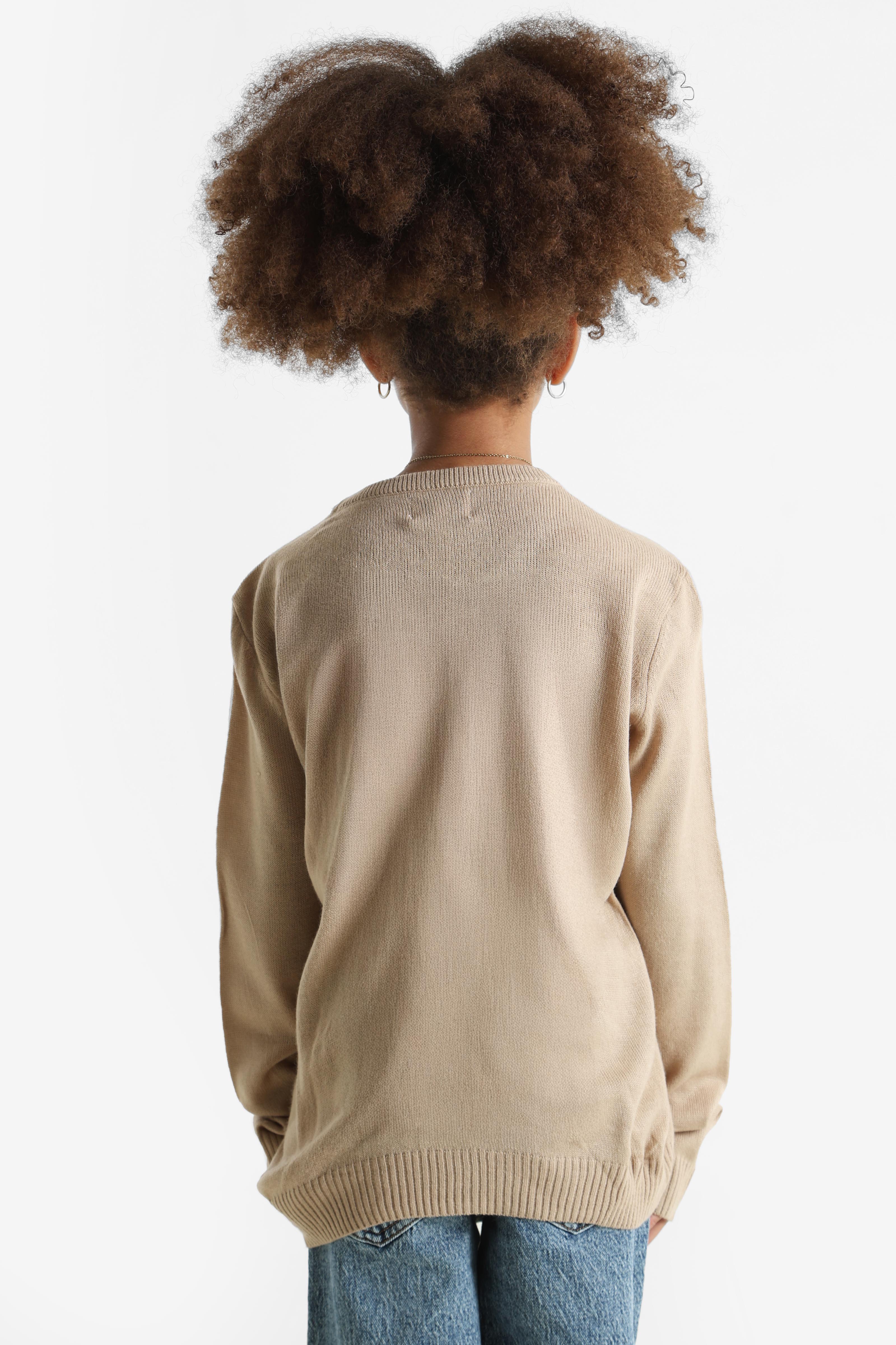 KOGXMAS SHINE Weihnachtsstrickpullover - Humus