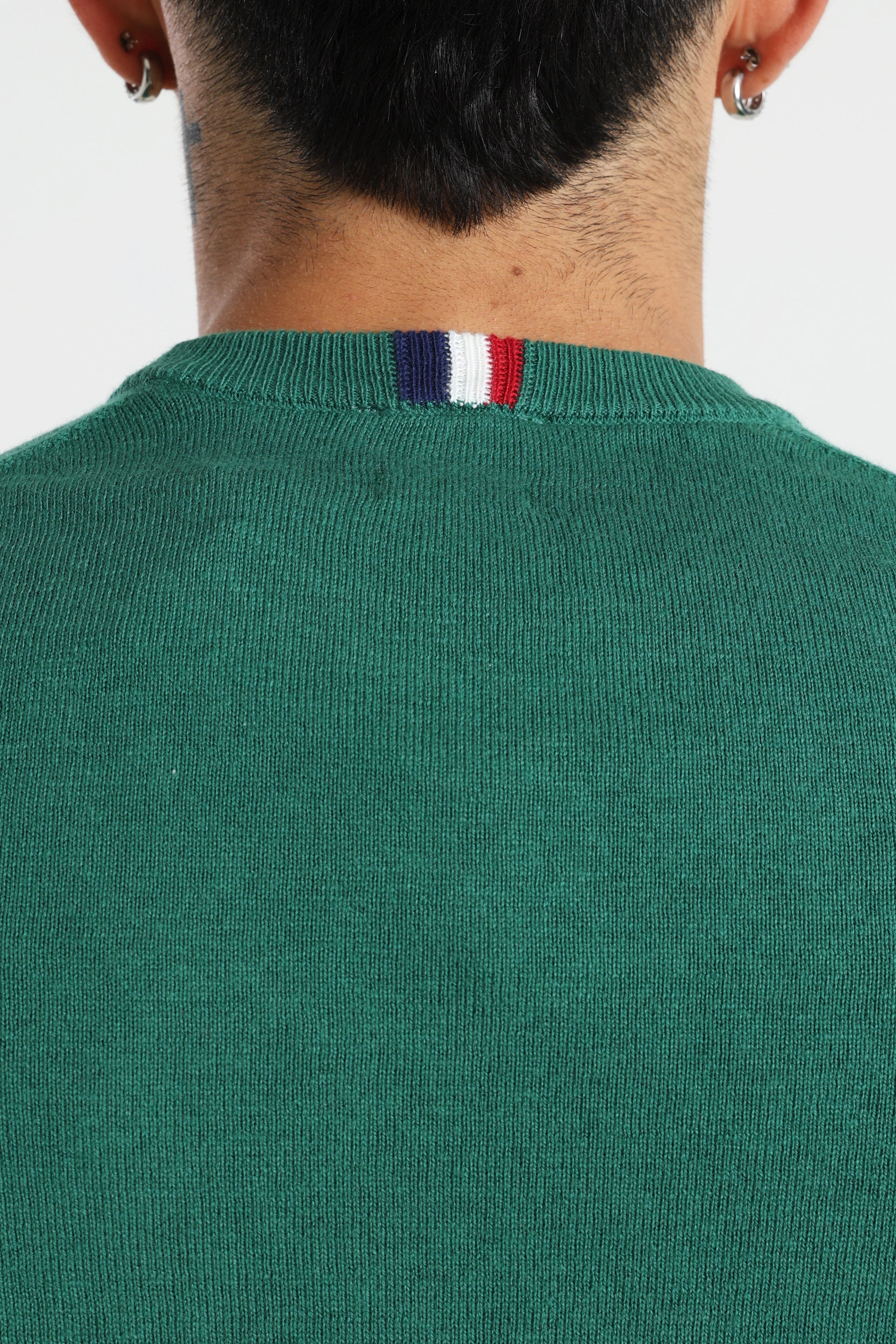 Leon maglione in maglia fine - Green