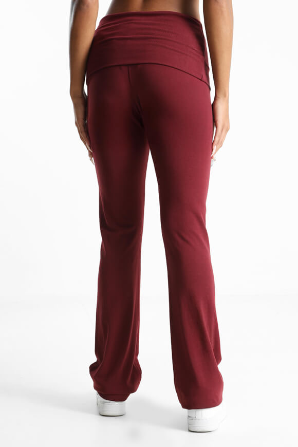 Flare Leggings - Bordeaux