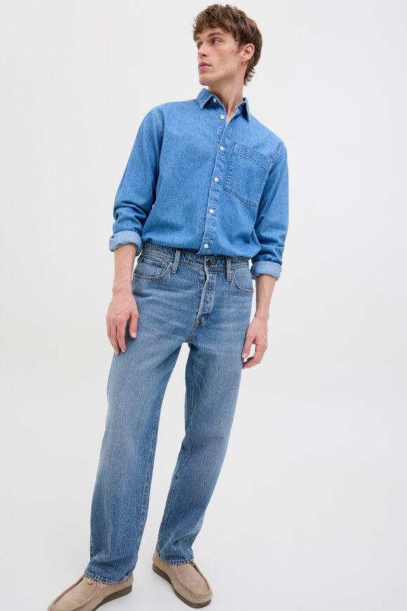 Eddie Jeans Loose Fit L32 - Blue Denim