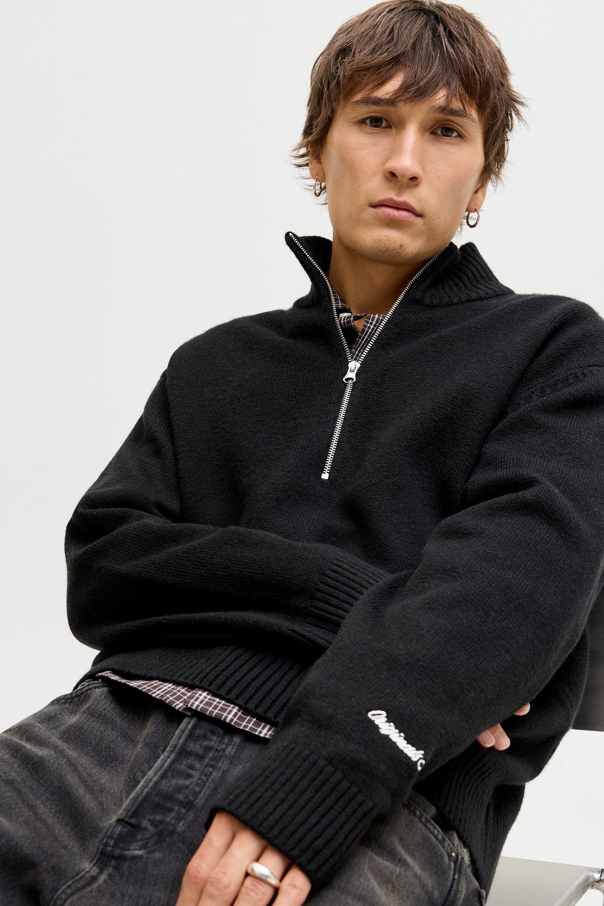 JORNORREBRO pull en tricot - Black