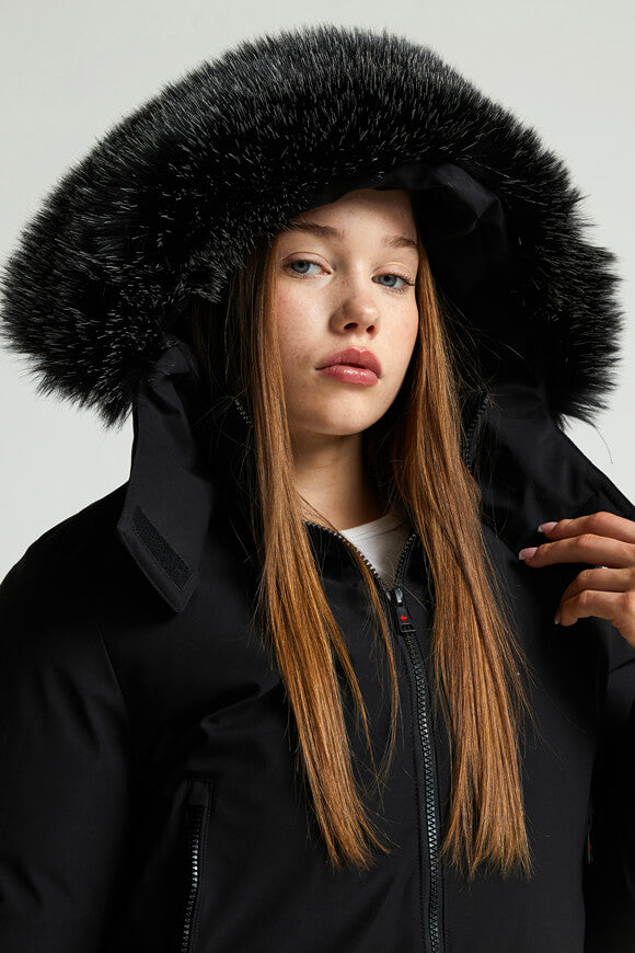 Arabella Blouson Bombardier Matelassé - Jet Black