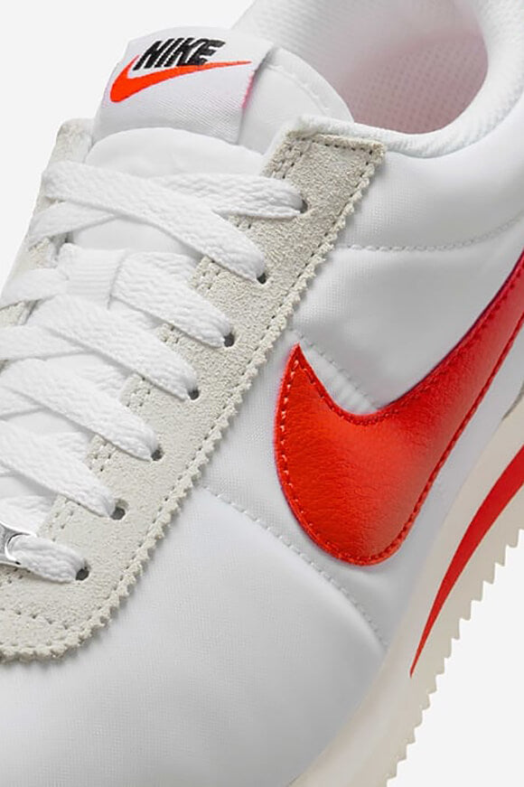 Cortez Sneaker - White + Picante Red + Sail