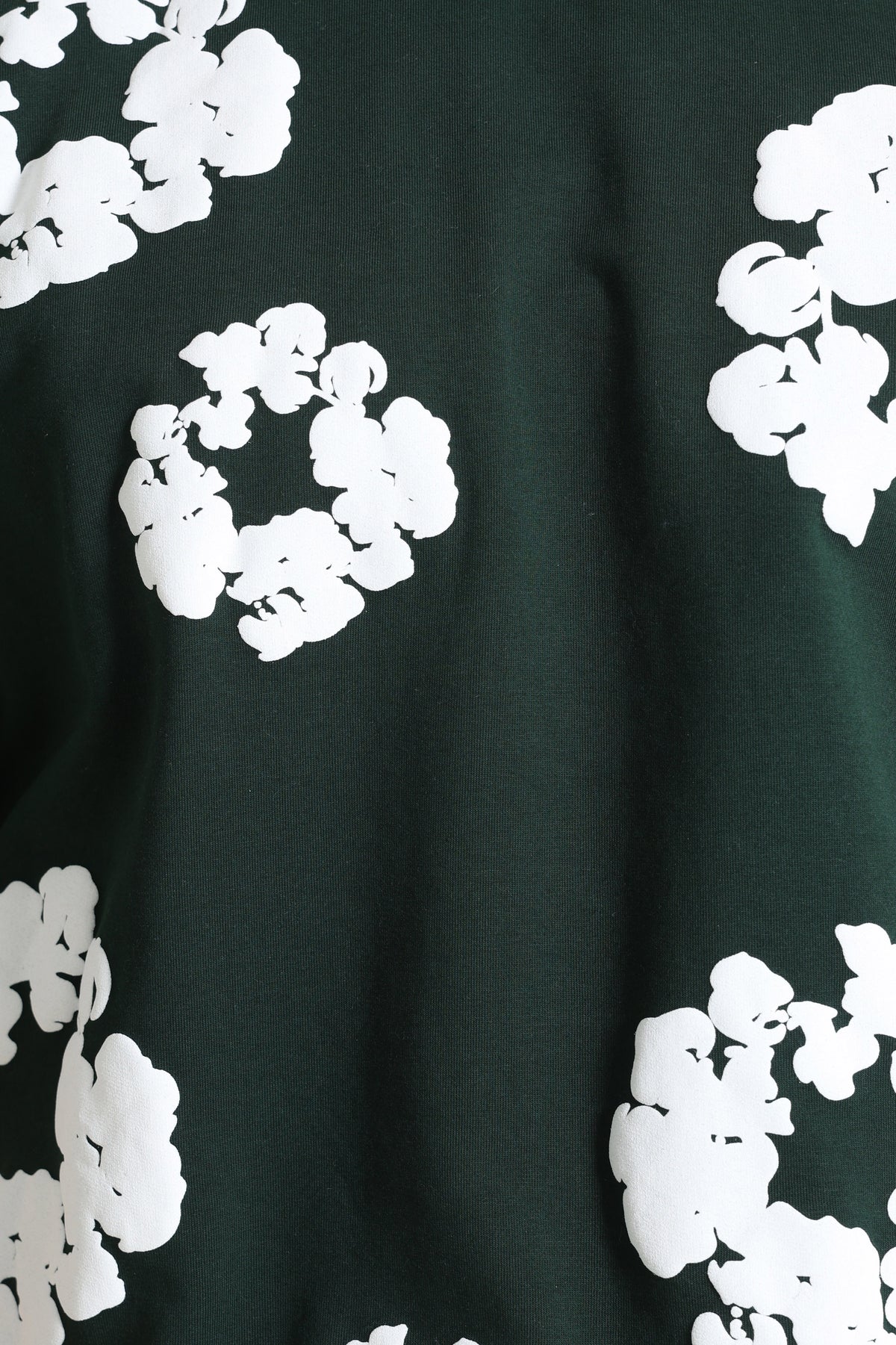 T-Shirt - Dark Green + White