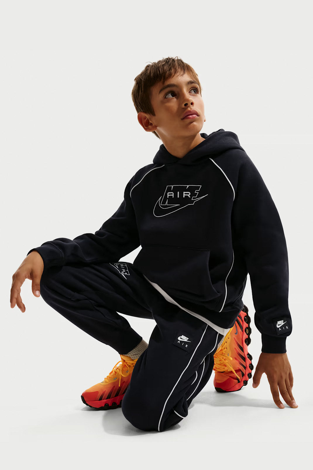 Air pantalon en sweat - Black + White