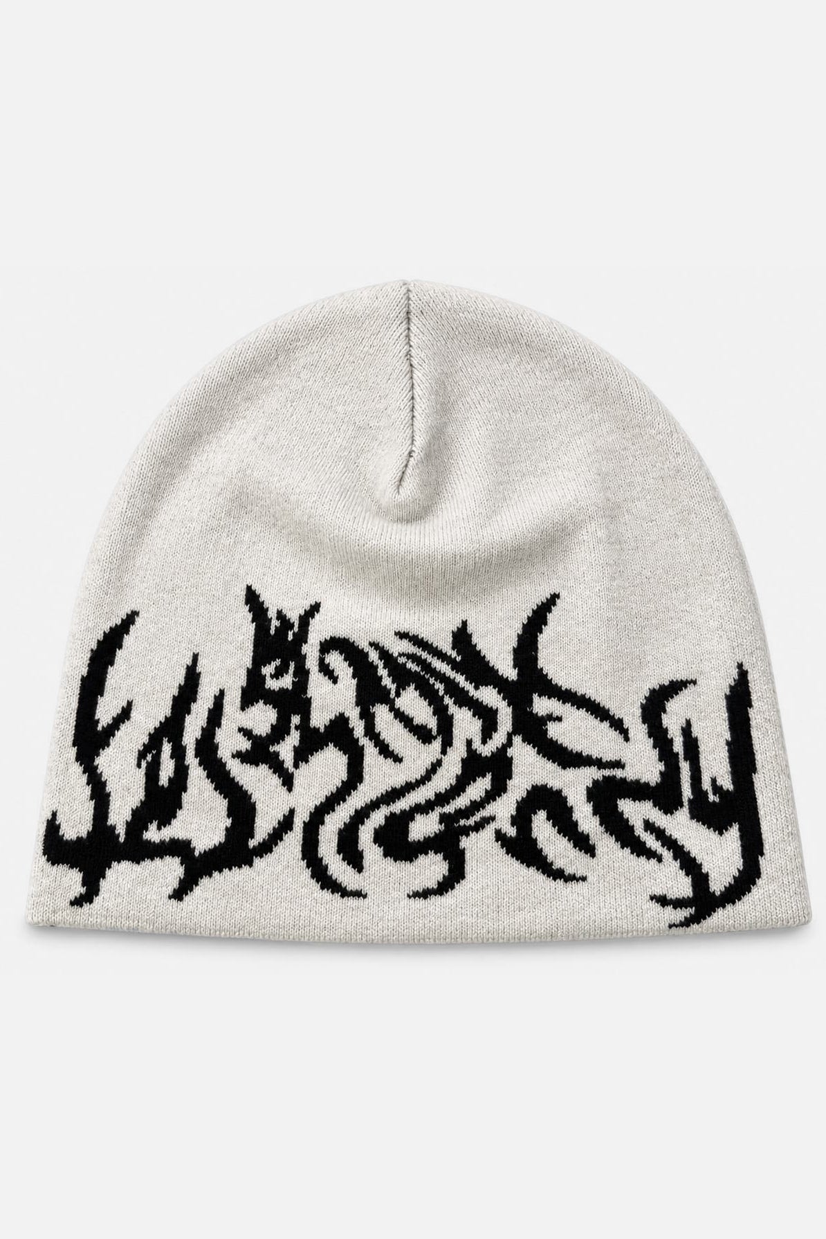 Beanie - White + Black