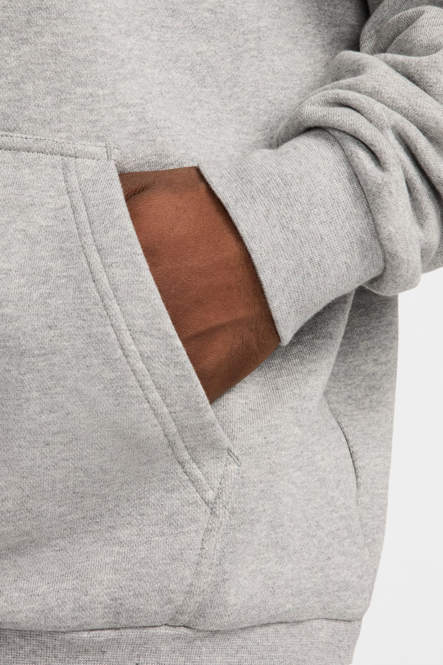 Club Fleece Oversize Hooded Sweatshirt - Grey Heather