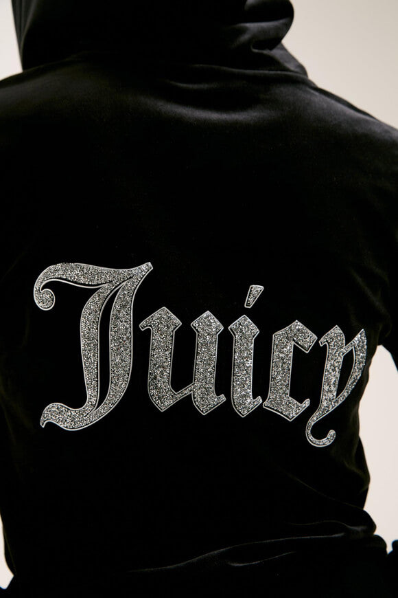 Robertson Samt Crop Jacke - Black