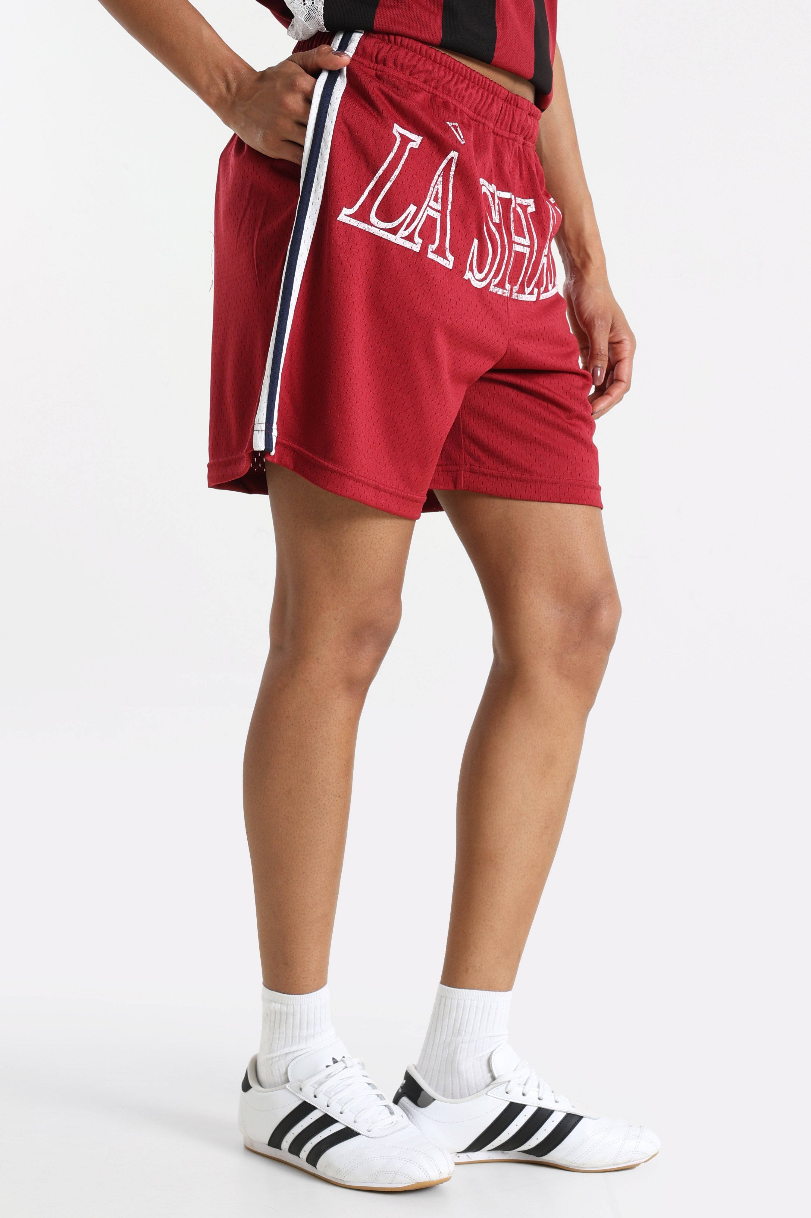Short en mesh - Bordeaux