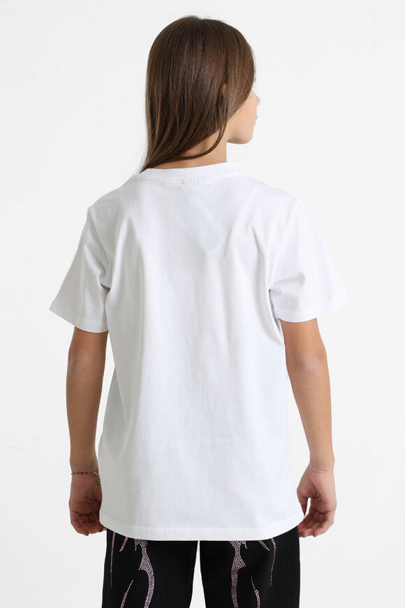 Good Karma Butterfly t-shirt ample - White