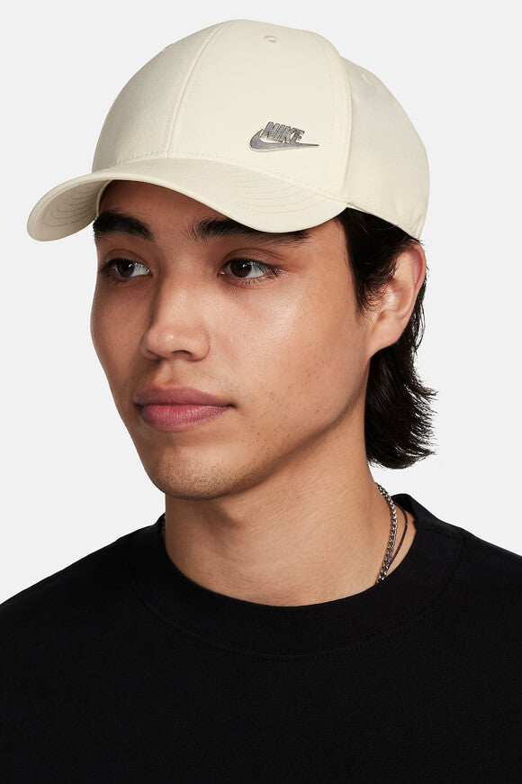 Strapback Cap - Coconut Milk + Metallic Silver