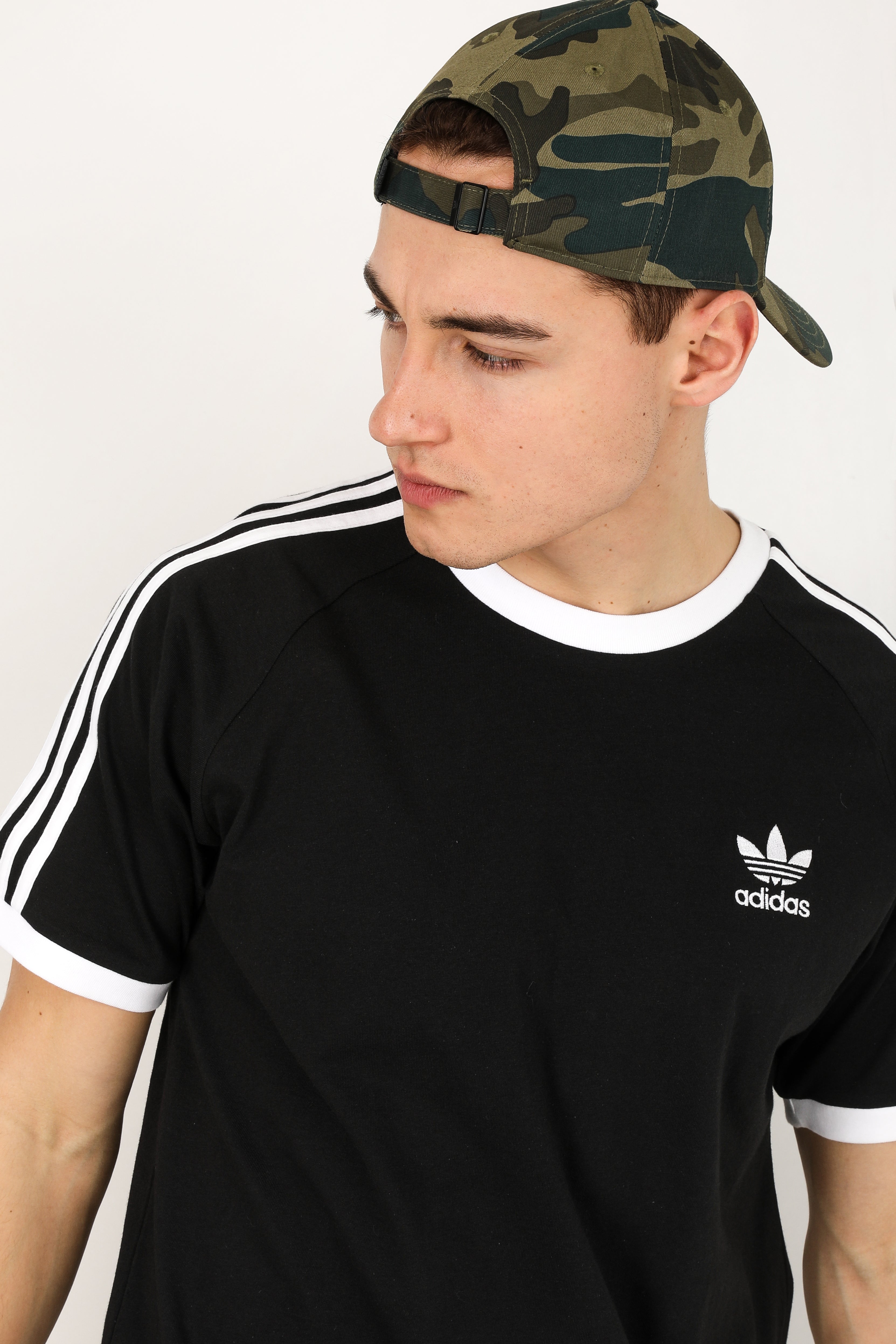 T-shirt Adicolor Classics 3-Stripes - Noir