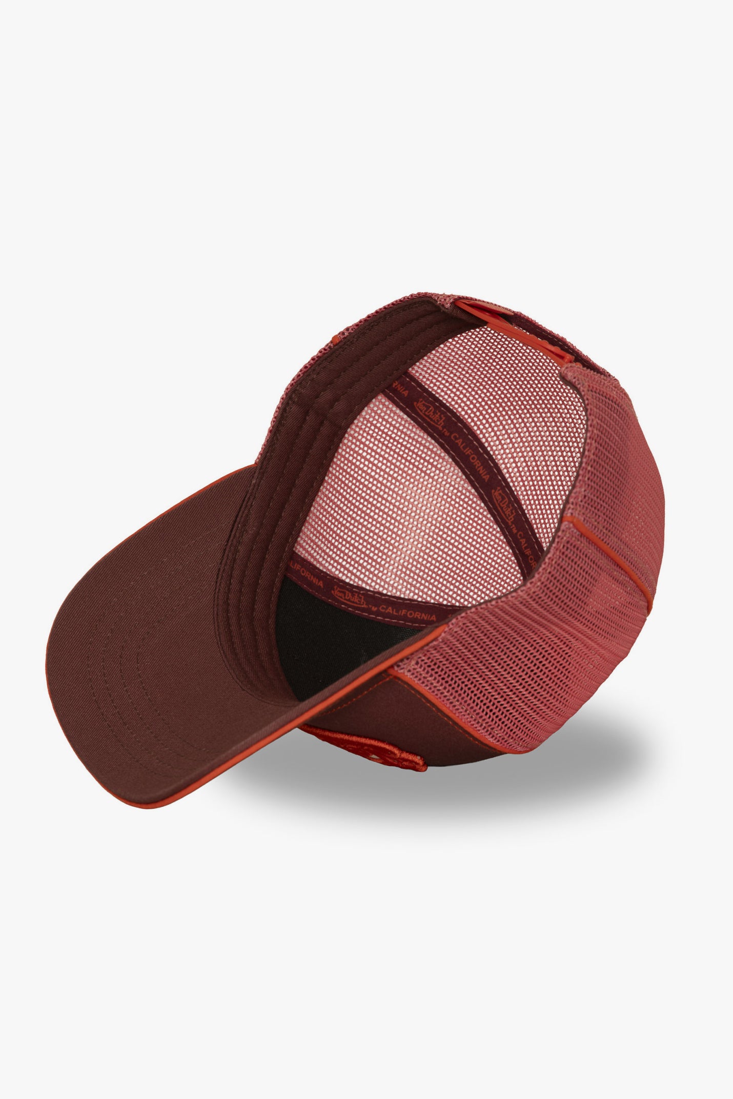 Trucker cap / snapback - Rust + Coral