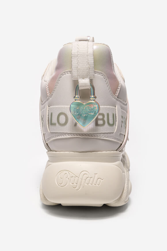 Vegan CLD Chai Charm Plateau Sneaker - White + Mermaid