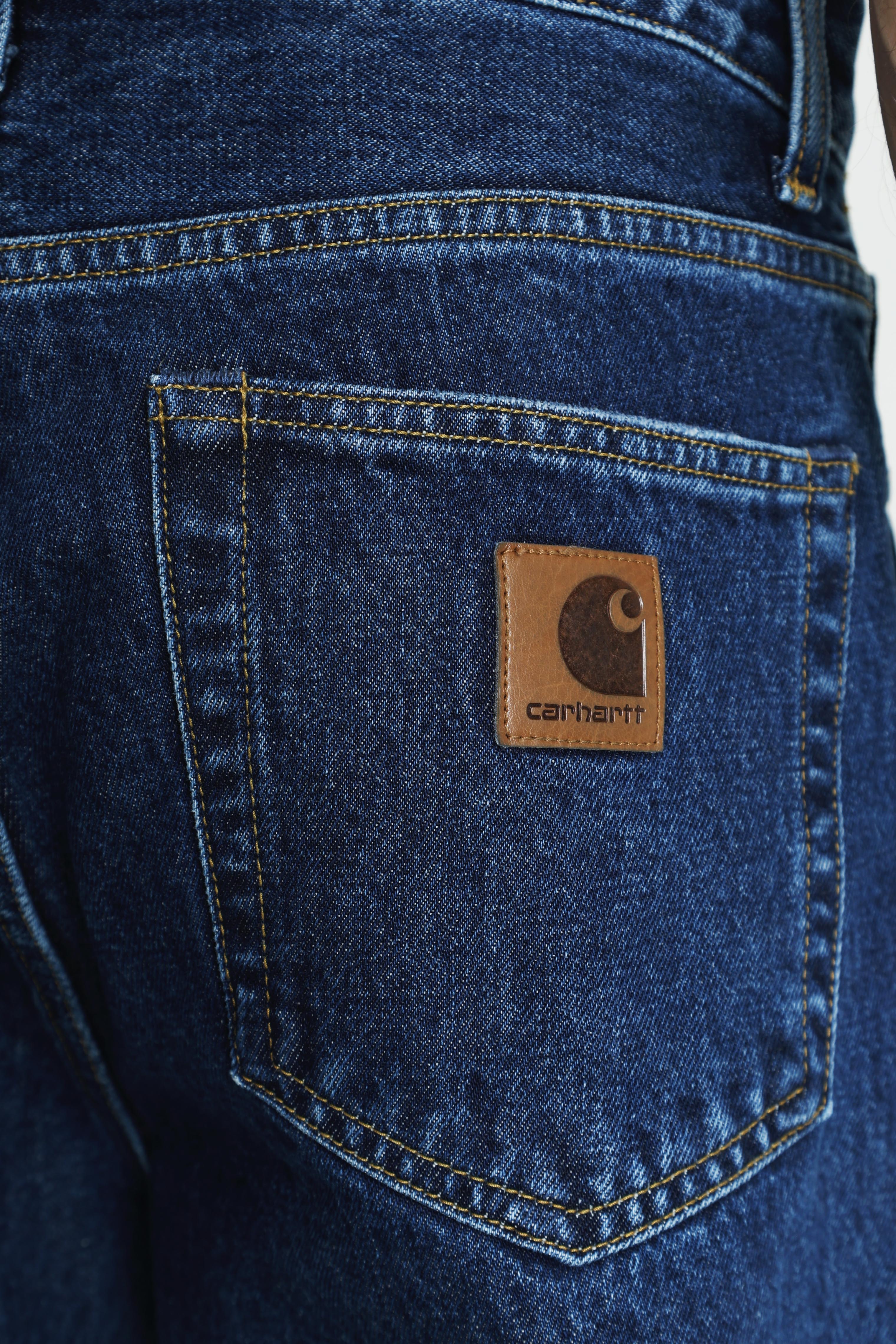 Aaron Straight Fit Jeans - Blue Stone Washed