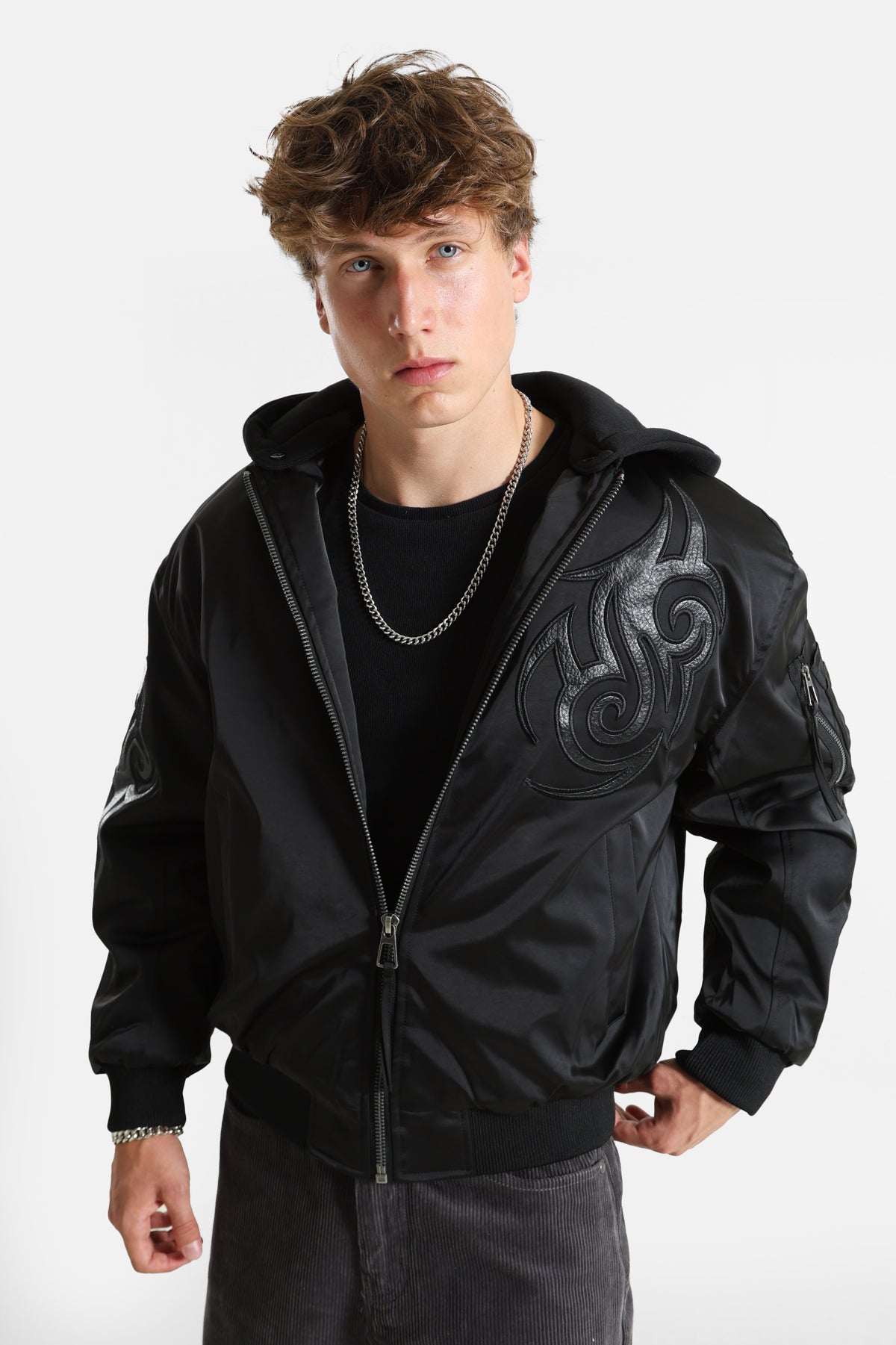 Wattierte Bomberjacke