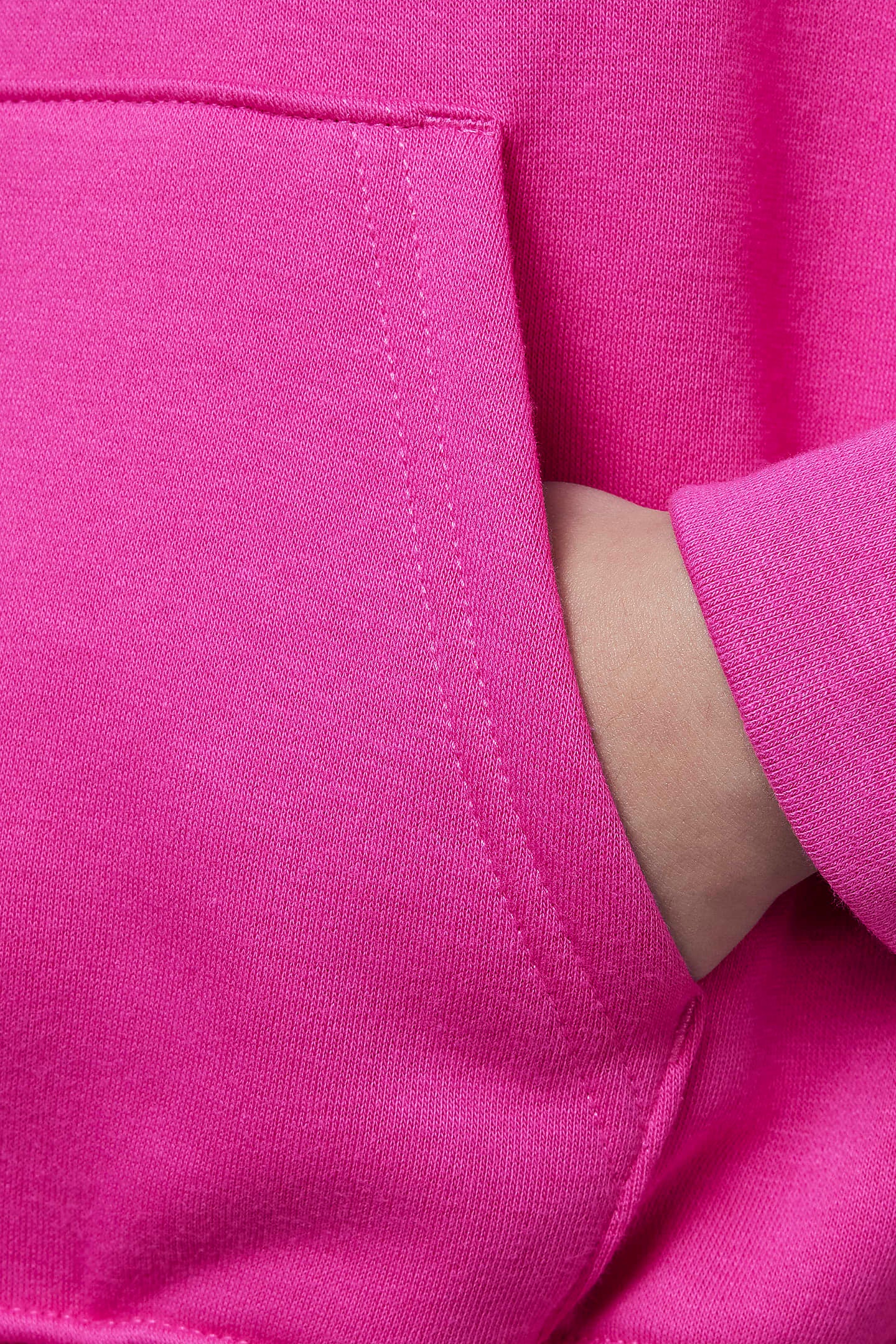 Brooklyn Kapuzensweatshirt - Fire Pink + White