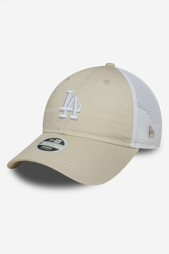9Twenty Trucker Cap / Strapback - Beige + White