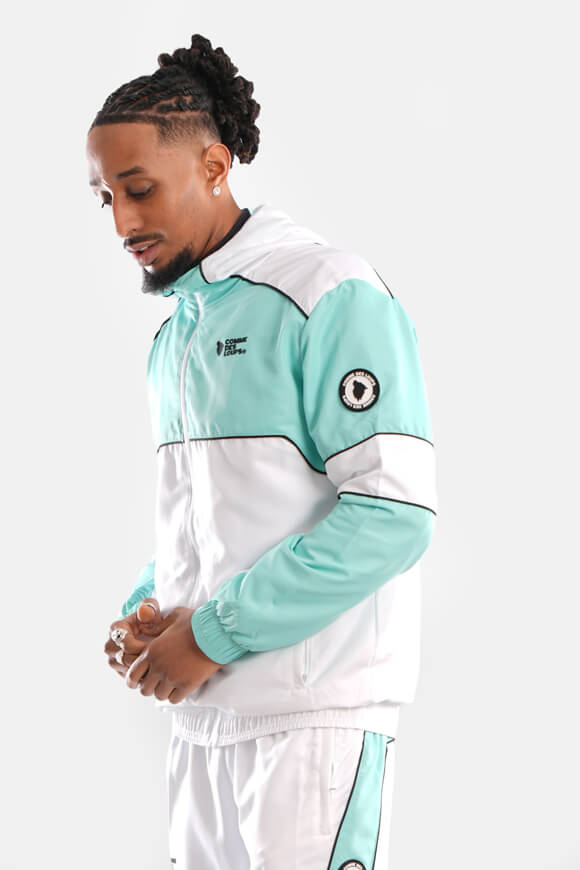 Baltimore tracksuit jacket - White + Green